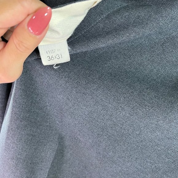 Mens J.M. Haggar Dark Grey Premium Stretch Suit Jacket Large and Pants 36x31 - Picture 9 of 9